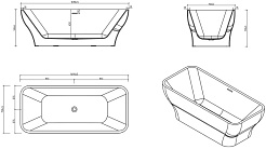 BelBagno Акриловая ванна BB73-1700-750 170x75 – фотография-6